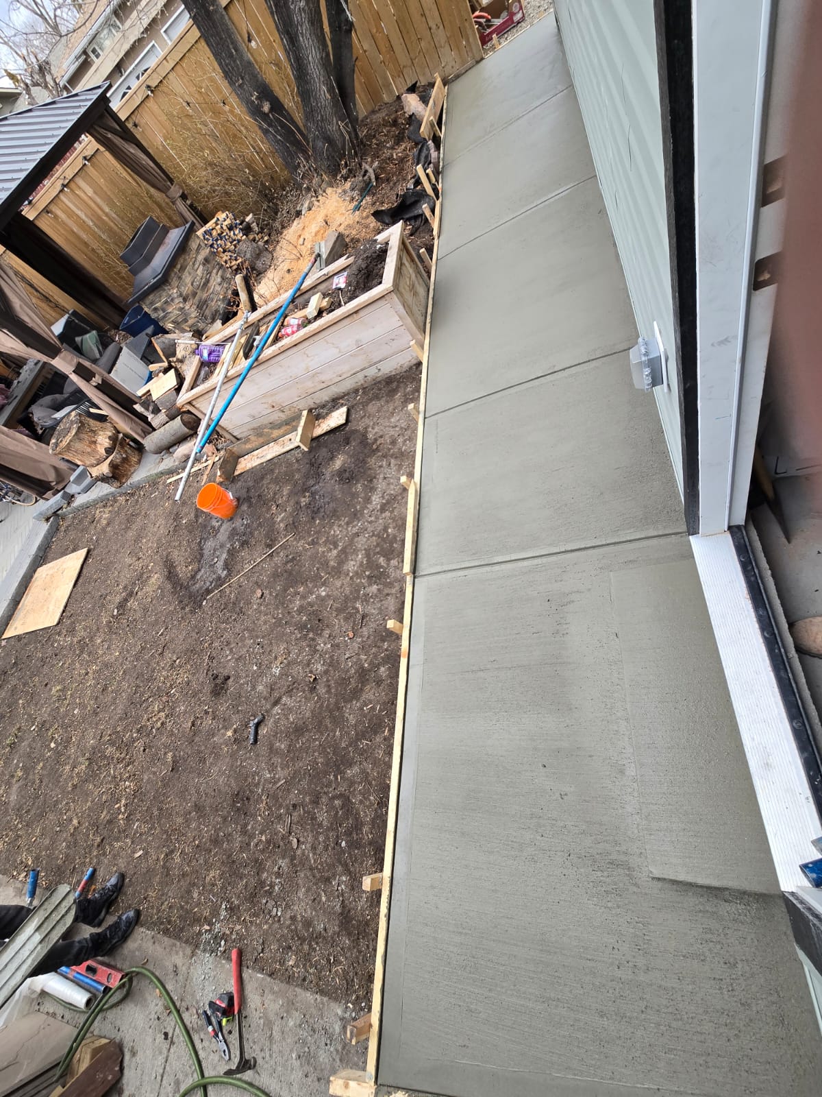 Residential concrete flatwork