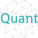 Quant QNT logo, the Quant wordmark over a wireframe globe