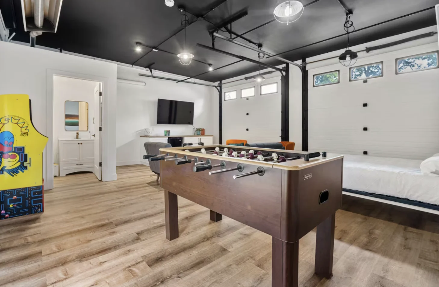 Games room with foosball table at Casa BnB