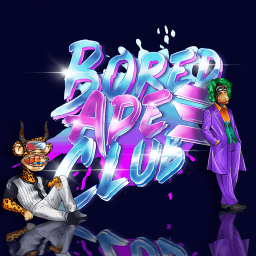Bored Ape Solana Club collection mark, the graffiti club wordmark