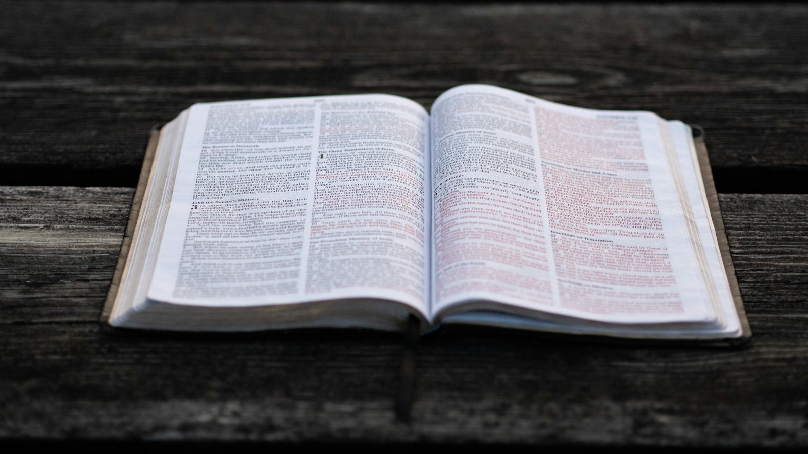 An open Bible on a weathered table, where Ecclesiastes names the founder who never chose his successor