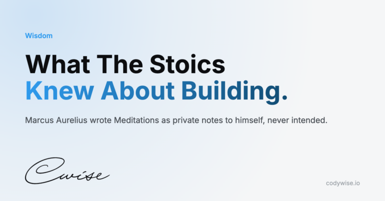 Card reading What The Stoics Knew About Building. Marcus Aurelius wrote Meditations as private notes to himself, never intended.