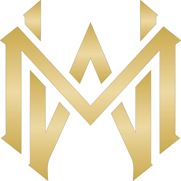 Westside Mogul Resin gold interlocking M and W crown mark