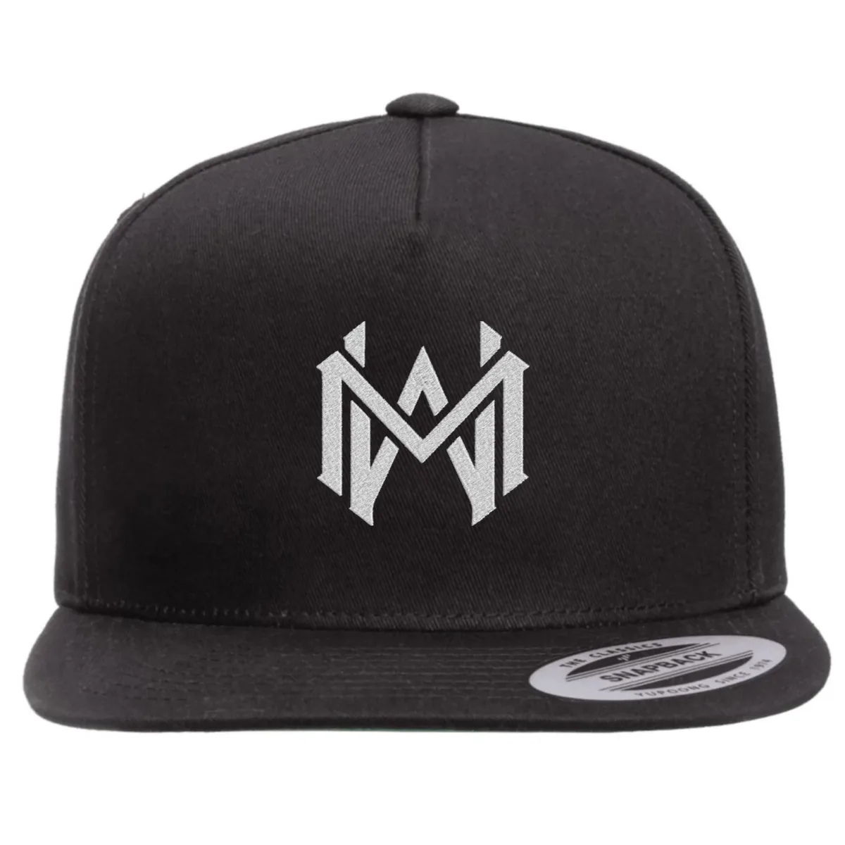 Westside Mogul Resin black snapback with embroidered white crown mark