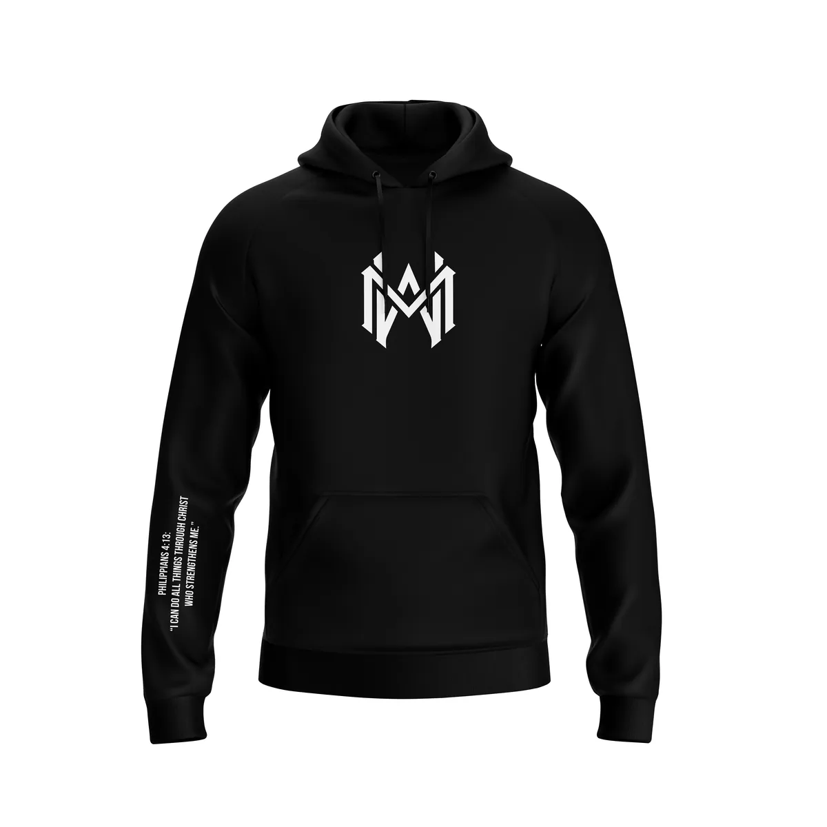 Westside Mogul Resin black hoodie with white crown mark