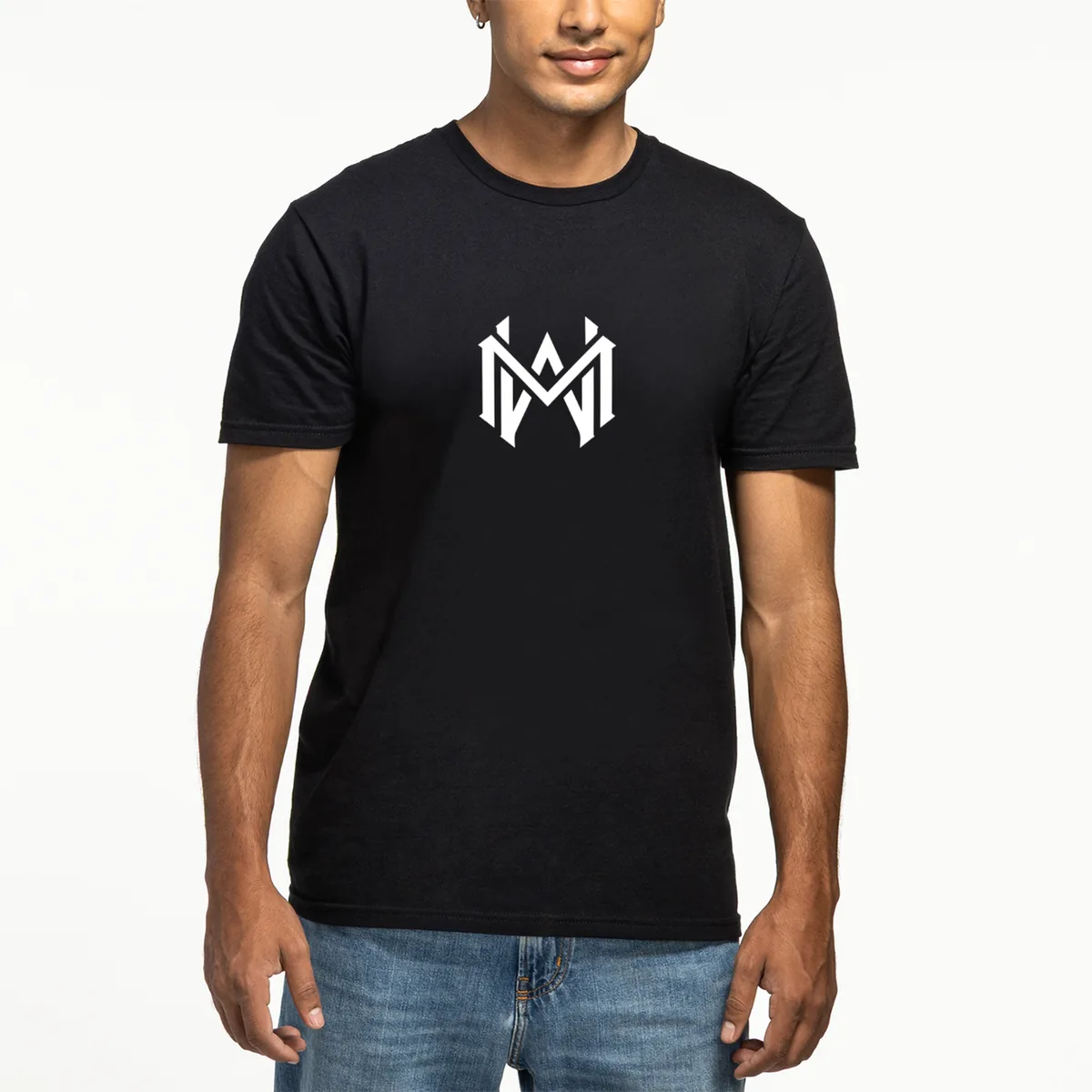 Westside Mogul Resin black tee with white crown mark