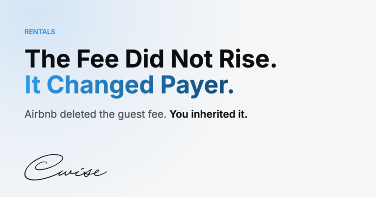 Airbnb Fees Went From 3% To 15.5%. The Platform Cut Actually Went Down.