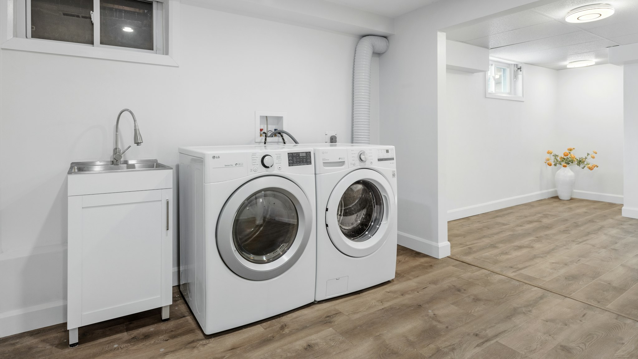 Washer and dryer in a rental suite, an operational answer on the page